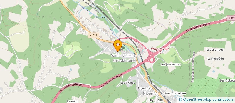 localisation de l'entreprise MONSIEUR CHRISTIAN MALEYRE  BASSILLAC ET AUBEROCHE