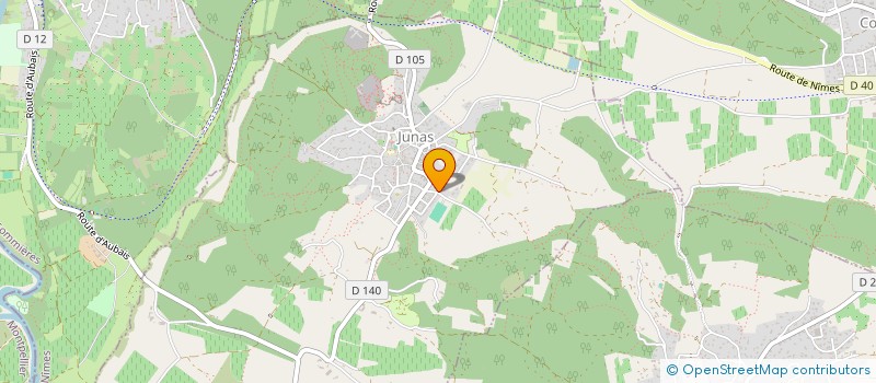 localisation de l'entreprise MONSIEUR CHRISTIAN MALFILATRE  JUNAS