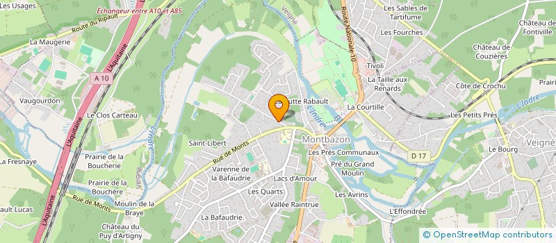 localisation de l'entreprise MONSIEUR CHRISTIAN MALLET  MONTBAZON