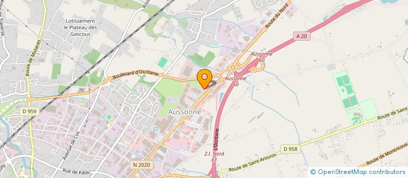 localisation de l'entreprise MONSIEUR CHRISTIAN MALLET  MONTAUBAN