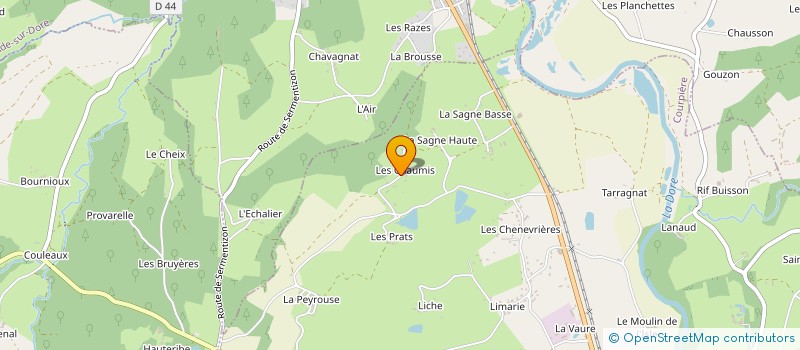 localisation de l'entreprise MONSIEUR CHRISTIAN MALLINJOUD à COURPIERE