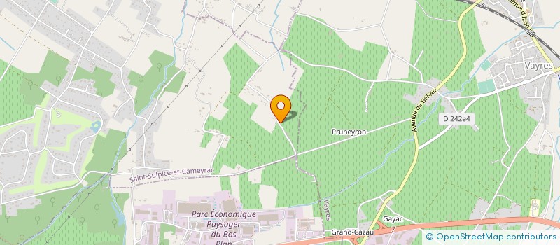 localisation de l'entreprise MONSIEUR CHRISTIAN MALNOURY  SAINT-SULPICE-ET-CAMEYRAC