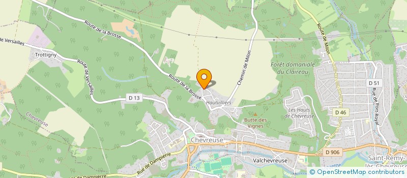 localisation de l'entreprise MONSIEUR CHRISTIAN MANCINI  CHEVREUSE