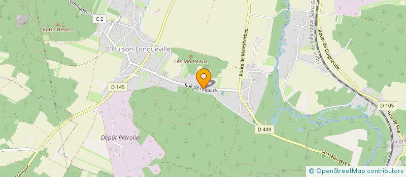 localisation de l'entreprise MONSIEUR CHRISTIAN MANCUSO à D'HUISON-LONGUEVILLE