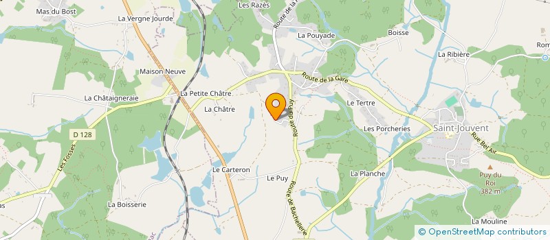 localisation de l'entreprise MONSIEUR CHRISTIAN MANDOUX à SAINT-JOUVENT