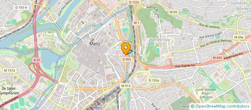 localisation de l'entreprise MONSIEUR CHRISTIAN MANGEON à METZ