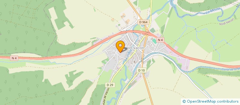 localisation de l'entreprise MONSIEUR CHRISTIAN MANGEOT  VOID-VACON