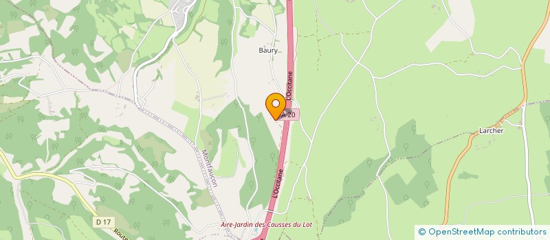 localisation de l'entreprise MONSIEUR CHRISTIAN MANIE  COEUR DE CAUSSE