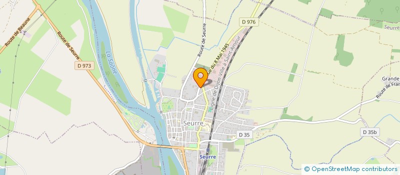 localisation de l'entreprise MONSIEUR CHRISTIAN MANIERE  SEURRE