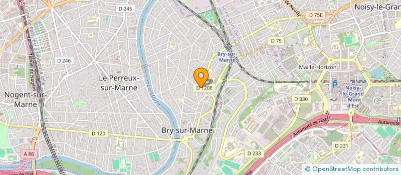 localisation de l'entreprise MONSIEUR CHRISTIAN MANLIUS  BRY-SUR-MARNE