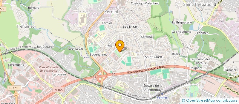 localisation de l'entreprise MONSIEUR CHRISTIAN MANTEAU à VANNES