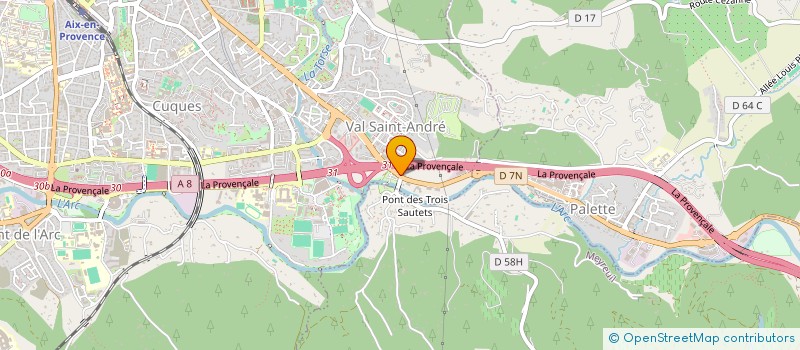 localisation de l'entreprise MONSIEUR CHRISTIAN MANTET  AIX-EN-PROVENCE