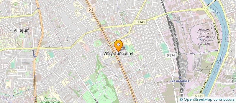 localisation de l'entreprise MONSIEUR CHRISTIAN MARCEL à VITRY-SUR-SEINE