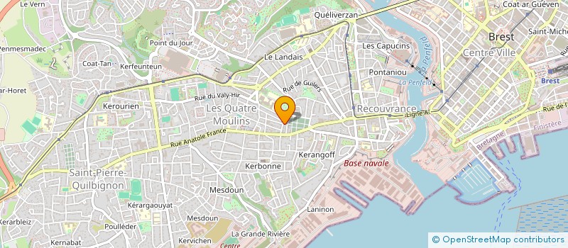 localisation de l'entreprise MONSIEUR CHRISTIAN MARCHADOUR à BREST