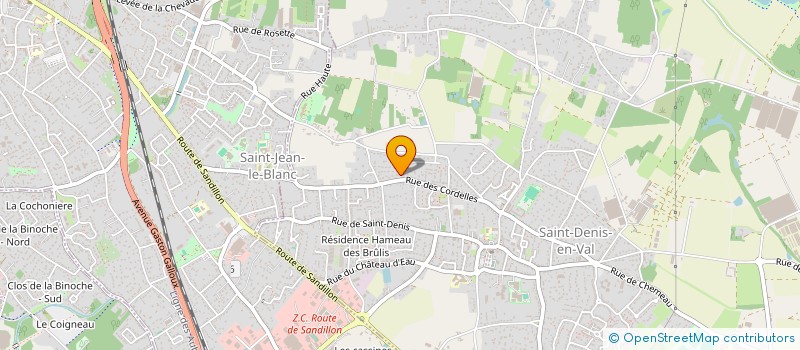 localisation de l'entreprise MONSIEUR CHRISTIAN MARCHE à SAINT-DENIS-EN-VAL