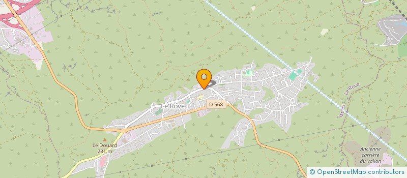 localisation de l'entreprise MONSIEUR CHRISTIAN MARCHI  LE ROVE