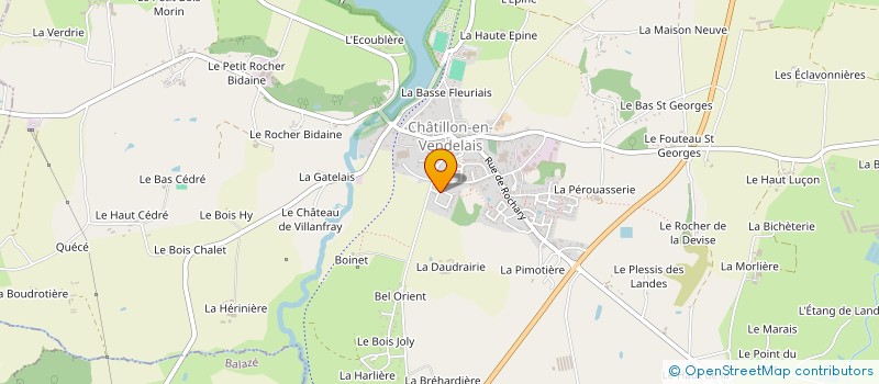 localisation de l'entreprise MONSIEUR CHRISTIAN MARCOS  MONTREUIL-DES-LANDES