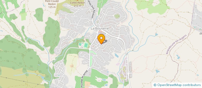 localisation de l'entreprise MONSIEUR CHRISTIAN MARCOUX  ROQUEBRUNE-SUR-ARGENS