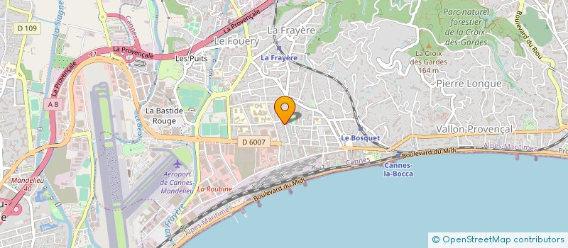 localisation de l'entreprise MONSIEUR CHRISTIAN MARECHAUX à CANNES