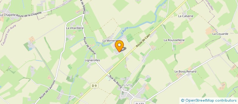 localisation de l'entreprise MONSIEUR CHRISTIAN MARGUERITE à CAUMONT-SUR-AURE