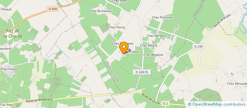 localisation de l'entreprise MONSIEUR CHRISTIAN MARIE  REAUX SUR TREFLE