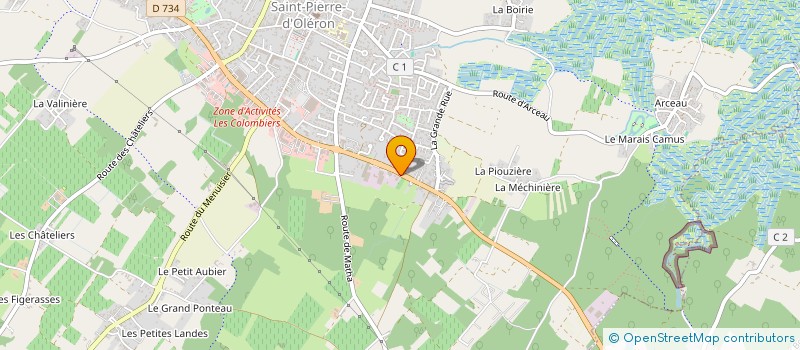 localisation de l'entreprise MONSIEUR CHRISTIAN MARIETTI à SAINT-PIERRE-D'OLERON