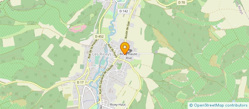 localisation de l'entreprise MONSIEUR CHRISTIAN MARIN  AVIREY-LINGEY