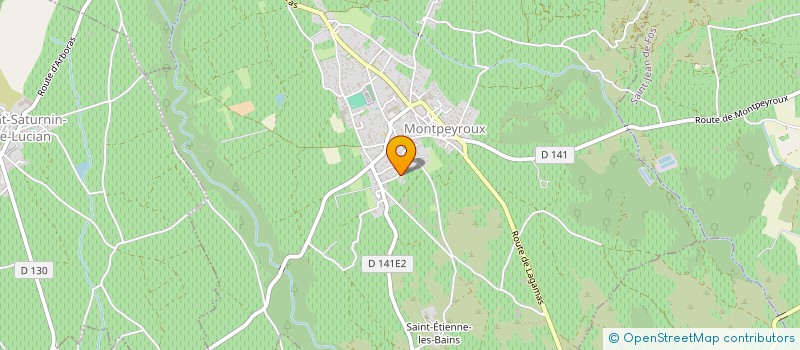 localisation de l'entreprise MONSIEUR CHRISTIAN MARIN  MONTPEYROUX