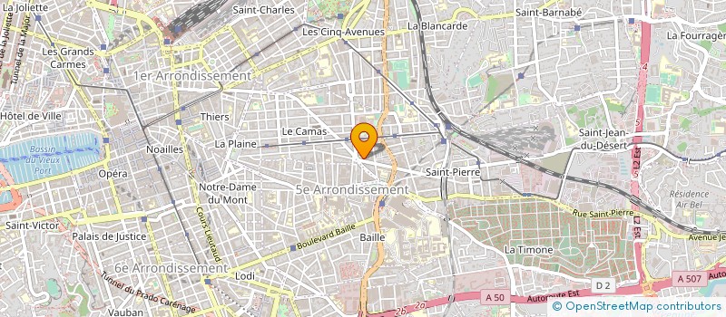localisation de l'entreprise MONSIEUR CHRISTIAN MARINI à MARSEILLE