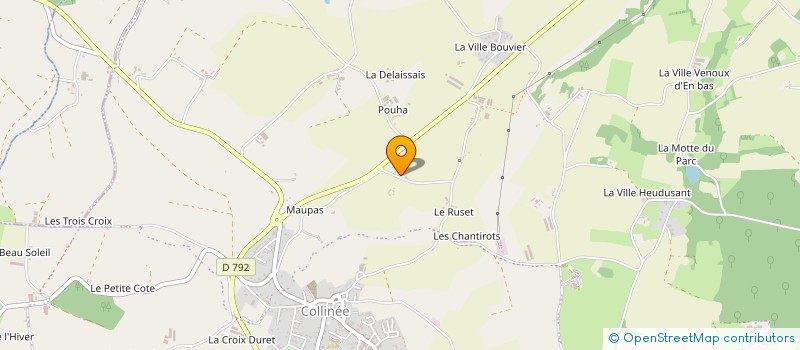 localisation de l'entreprise MONSIEUR CHRISTIAN MARIVIN  LE MENE
