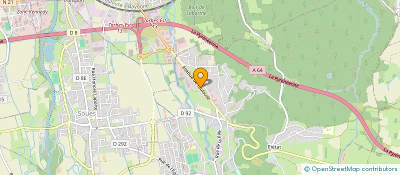 localisation de l'entreprise MONSIEUR CHRISTIAN MARMER  BARBAZAN-DEBAT