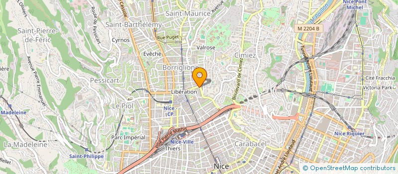 localisation de l'entreprise MONSIEUR CHRISTIAN MARRAFFA  NICE