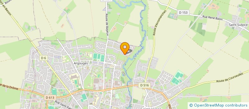 localisation de l'entreprise MONSIEUR CHRISTIAN MARTHE-ROSE  BAYEUX