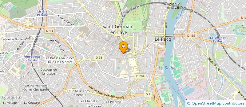 localisation de l'entreprise MONSIEUR CHRISTIAN MARTIAL  SAINT-GERMAIN-EN-LAYE