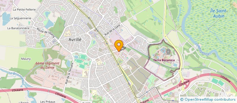 localisation de l'entreprise MONSIEUR CHRISTIAN MARTIN à AVRILLE