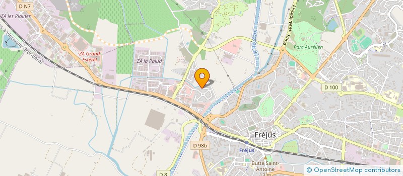 localisation de l'entreprise MONSIEUR CHRISTIAN MARTIN  FREJUS