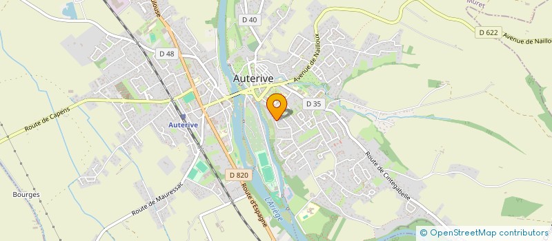 localisation de l'entreprise MONSIEUR CHRISTIAN MARTIN  AUTERIVE