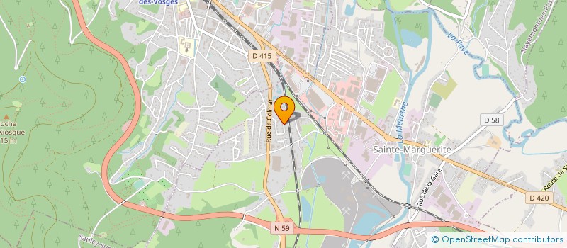 localisation de l'entreprise MONSIEUR CHRISTIAN MARTIN  SAINTE-MARGUERITE