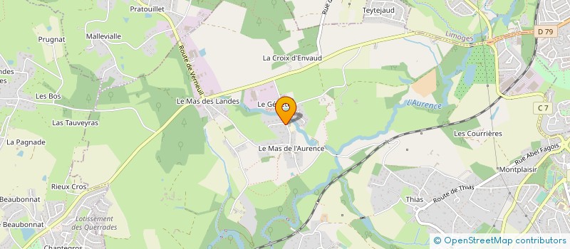 localisation de l'entreprise MONSIEUR CHRISTIAN MARTIN  ISLE