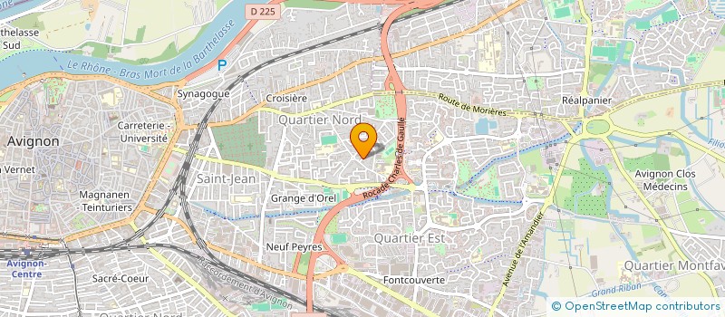 localisation de l'entreprise MONSIEUR CHRISTIAN MARTIN  AVIGNON