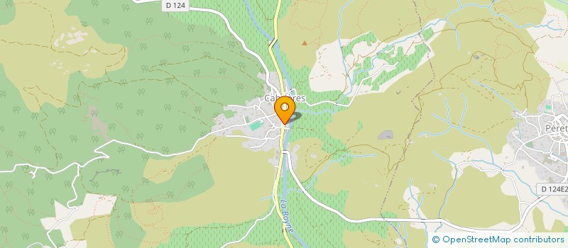 localisation de l'entreprise MONSIEUR CHRISTIAN MARTIN  CABRIERES