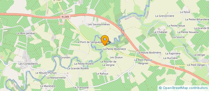 localisation de l'entreprise MONSIEUR CHRISTIAN MARTIN à SEVREMOINE