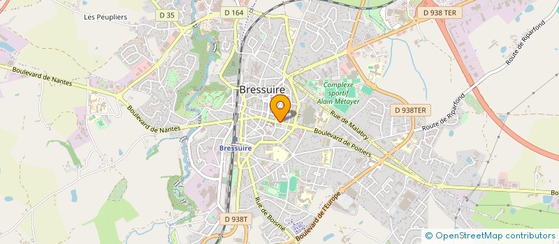 localisation de l'entreprise MONSIEUR CHRISTIAN MARTINAUD à BRESSUIRE