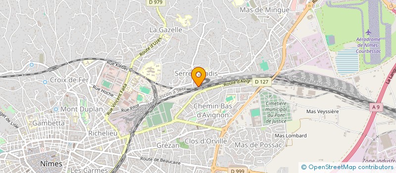 localisation de l'entreprise MONSIEUR CHRISTIAN MARTINEZ  NIMES