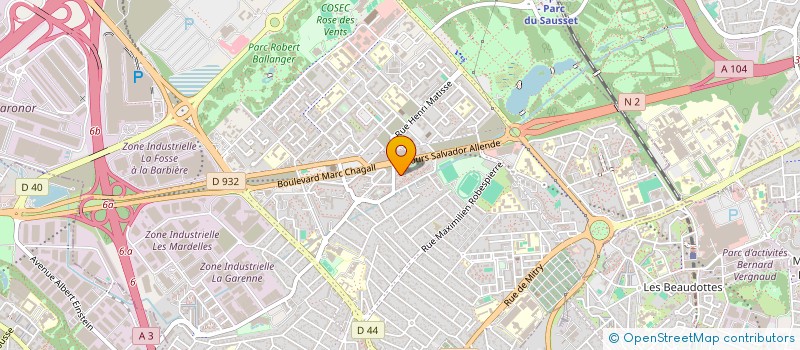 localisation de l'entreprise MONSIEUR CHRISTIAN MARTINS  AULNAY-SOUS-BOIS