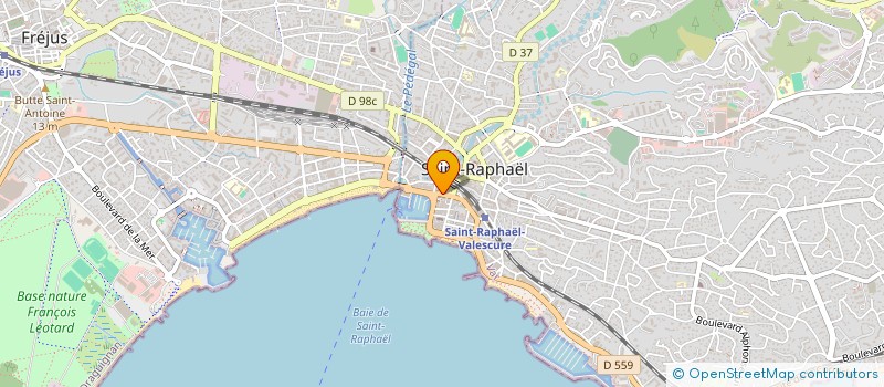 localisation de l'entreprise MONSIEUR CHRISTIAN MASCRE à SAINT-RAPHAEL