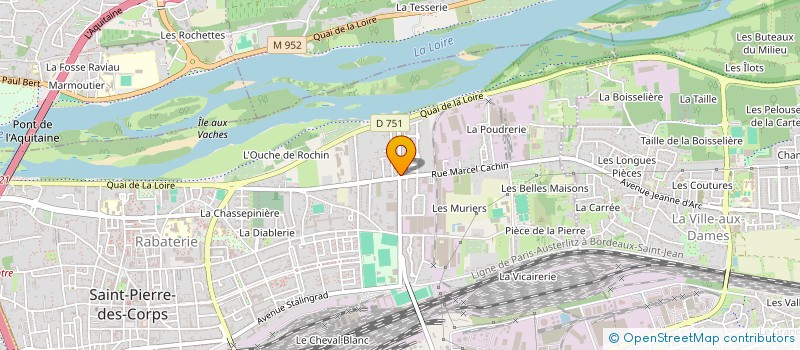 localisation de l'entreprise MONSIEUR CHRISTIAN MASSE  SAINT-PIERRE-DES-CORPS