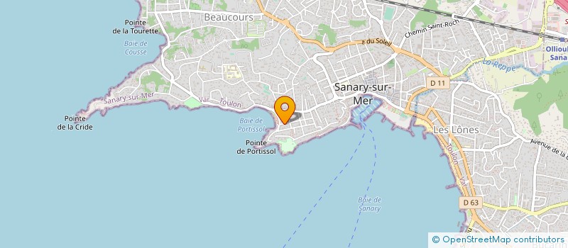 localisation de l'entreprise MONSIEUR CHRISTIAN MASSET à SANARY-SUR-MER
