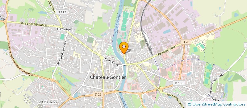 localisation de l'entreprise MONSIEUR CHRISTIAN MASSON à CHATEAU-GONTIER-SUR-MAYENNE