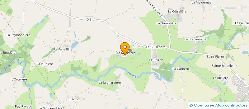 localisation de l'entreprise MONSIEUR CHRISTIAN MASSONNEAU  LE POIRE-SUR-VIE